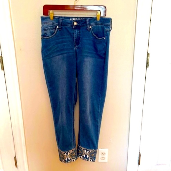 HYDRAULIC Jeans Embroidery & Crystal accents Size 10 - Picture 1 of 16